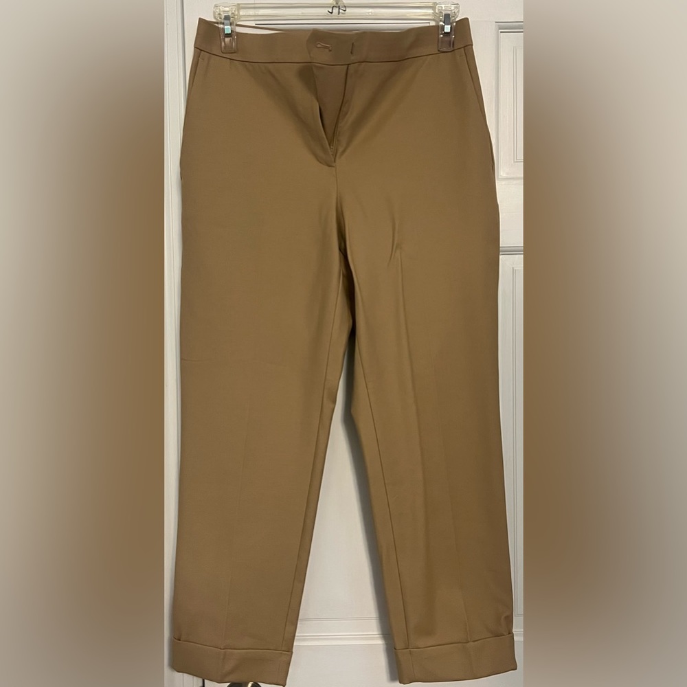 NWT Ann Taylor Sz 6 Camel Ankle Length Pants